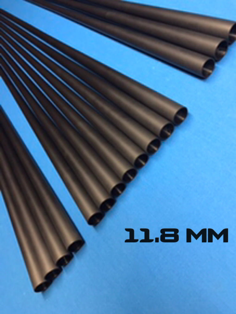 Carbon Fiber Shaft Blanks  (Unfilled)  Available Sizes 11.8, 12.0, 12.4, 12.9, 14.0