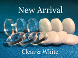 Acrylic Pads White & Clear (Mix or Match 10)