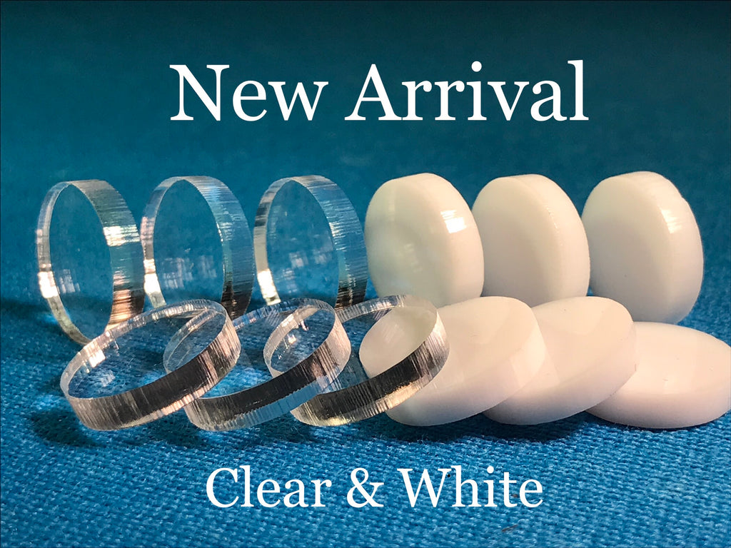 Acrylic Pads White & Clear (Mix or Match 10)